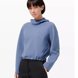 Lululemon Air Wrap Pullover Hoodie, Color Water Drop, size 8